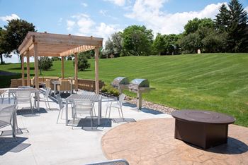 Bbq area view